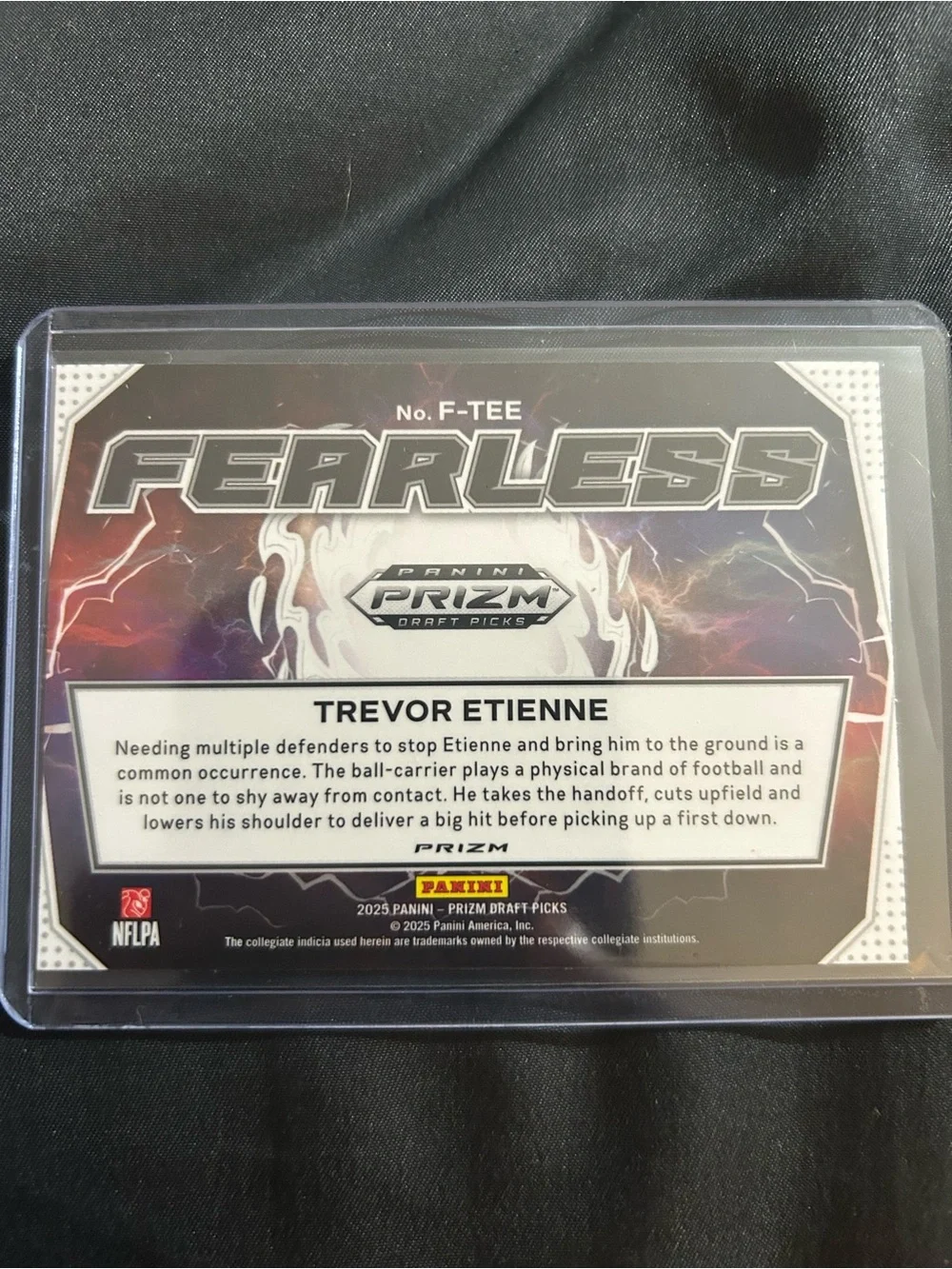 Panini Prizm Trevor Etienne Fearless Trading Card - Green & Red Accents